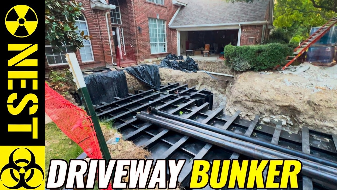 Installing a Bunker Under A Driveway